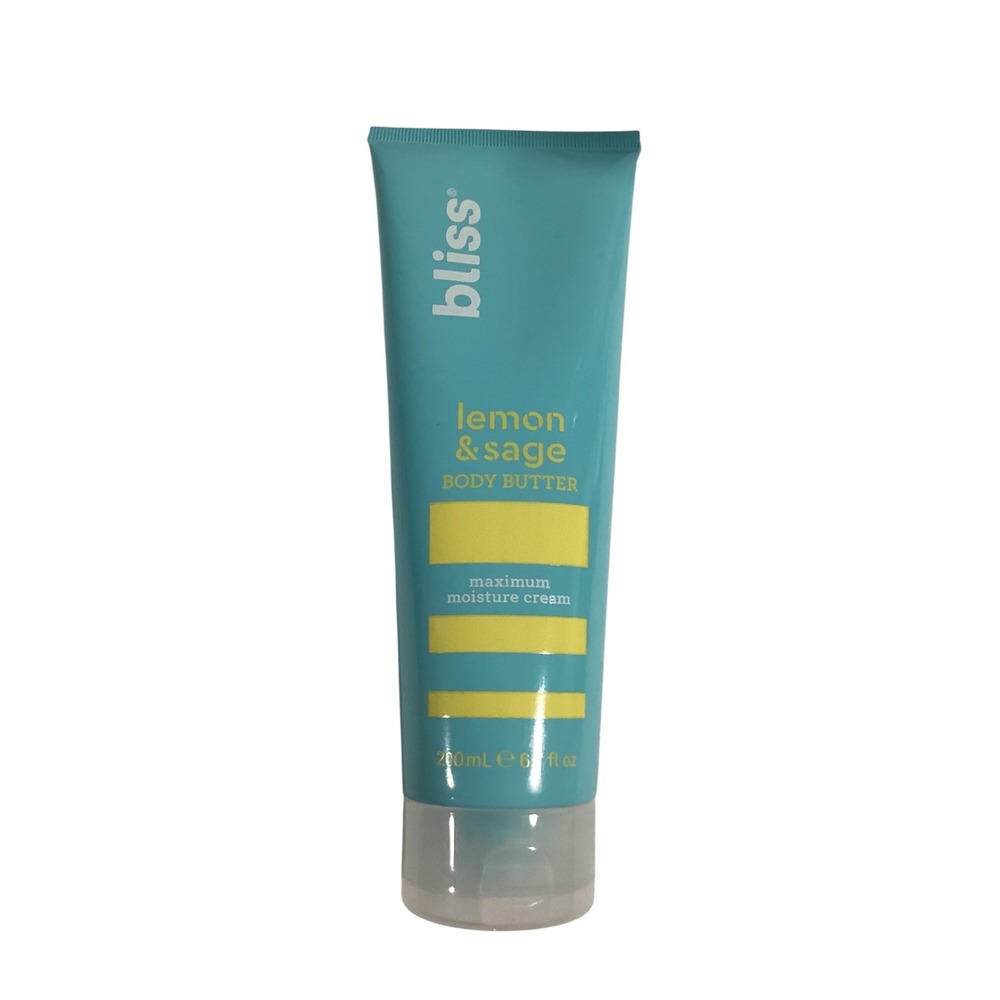 Bliss‎ Lemon & Sage Body Butter Maximum Moisture Cream 6.7 fl oz